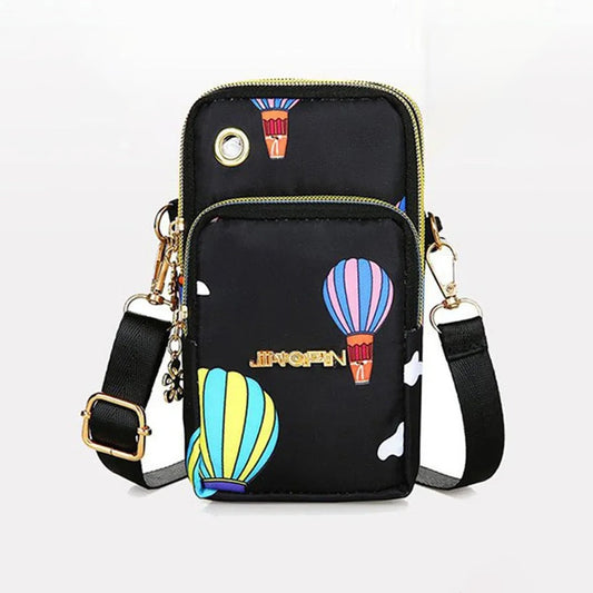 Multicolor Pattern Travel Crossbody Hand Bag for Women